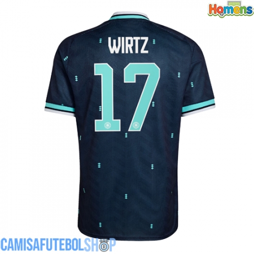 Camisa de time de futebol Alemanha Florian Wirtz #17 Replicas 2º Equipamento Mundo 2026 Manga Curta